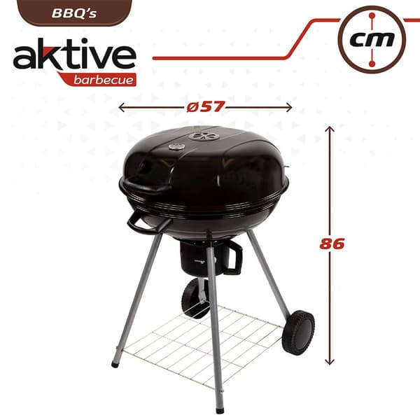Aktive Grill 57x86 Cm Svart