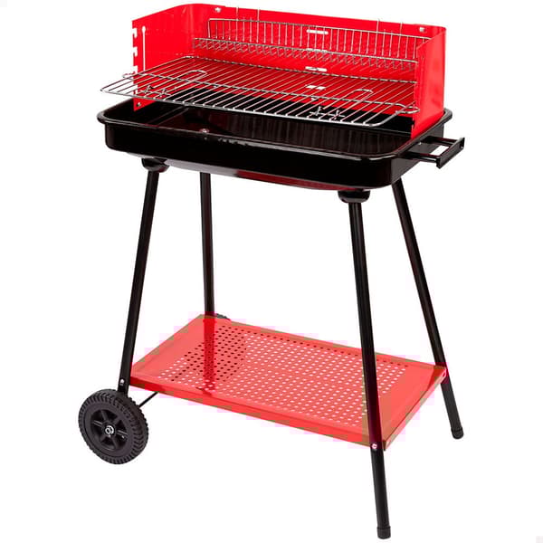 Aktive Grill Carbon 66x44x85 Cm Röd