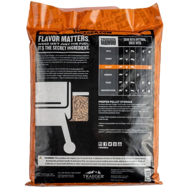 Traeger Pellet Fsc Hickory 9kg Brun