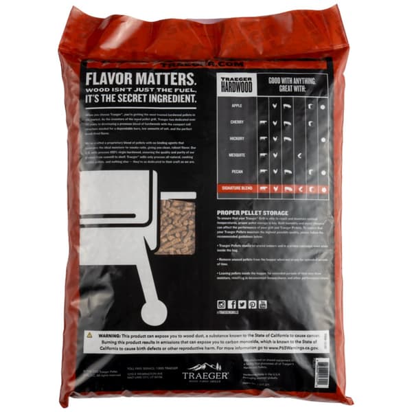 Traeger Pellets Fsc Signature 9kg Brun