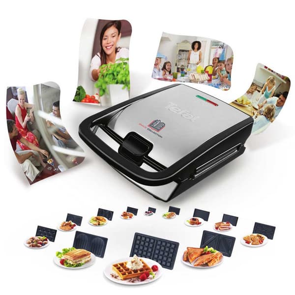 Tefal Våffeljärn Sw854d 700w Silver One Size / EU Plug