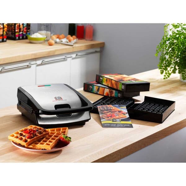 Tefal Våffeljärn Sw854d 700w Silver One Size / EU Plug