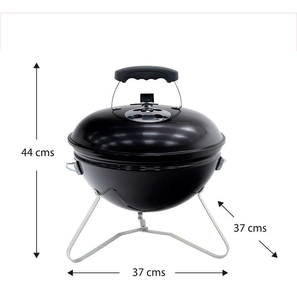 Kekai Träkol Bordsgrill Tahoe 37x37x44 Cm Silver