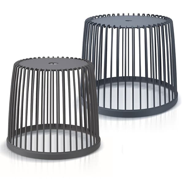 Prosperplast Kurv I Rustfrit Stål 35+50l Clubo Collection 45x45x41 Cm 2 Enheder Søvfarvet