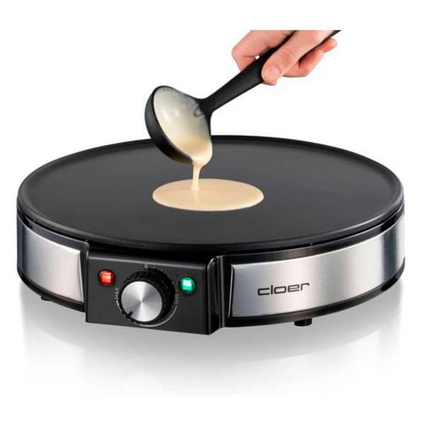 Cloer Crepe Maker 6630 1200w Silver One Size / EU Plug