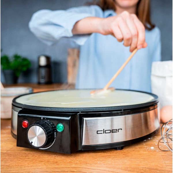 Cloer Crepe Maker 6630 1200w Silver One Size / EU Plug