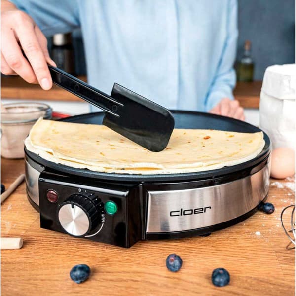 Cloer Crepe Maker 6630 1200w Silver One Size / EU Plug