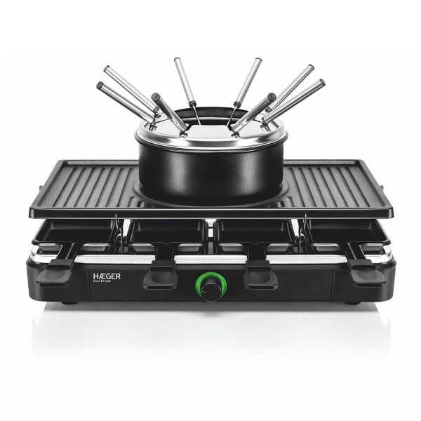 Haeger Fondue Gr-frg.016a 1400w Silver One Size / EU Plug