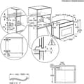 Miniatyrbilde 4 av 4: AEG 8000 CombiQuick innebygd kombiovn