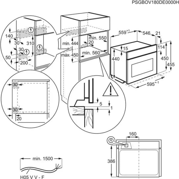AEG 8000 CombiQuick innebygd kombiovn