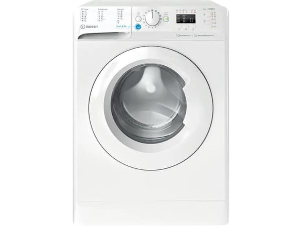 Pralka Indesit INDESIT Washing machine BWSA 61294 W EU N Energy efficiency class C, Front loading, Washing capacity 6 kg, 1151 RPM, Depth 42.5 cm, Wi