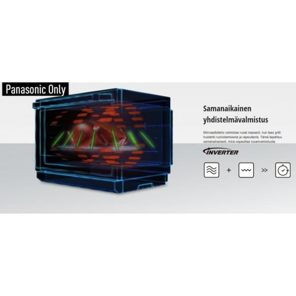 Panasonic NNCD575MEPG mikrobølgeovn, sølv