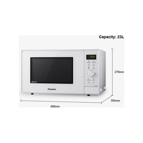 Panasonic NN-GD34HWSUG -mikroaaltouuni, valkoinen