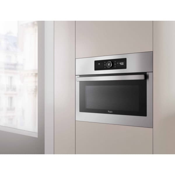 Whirlpool AMW 730/IX -mikrovågsugn, rostfritt stål