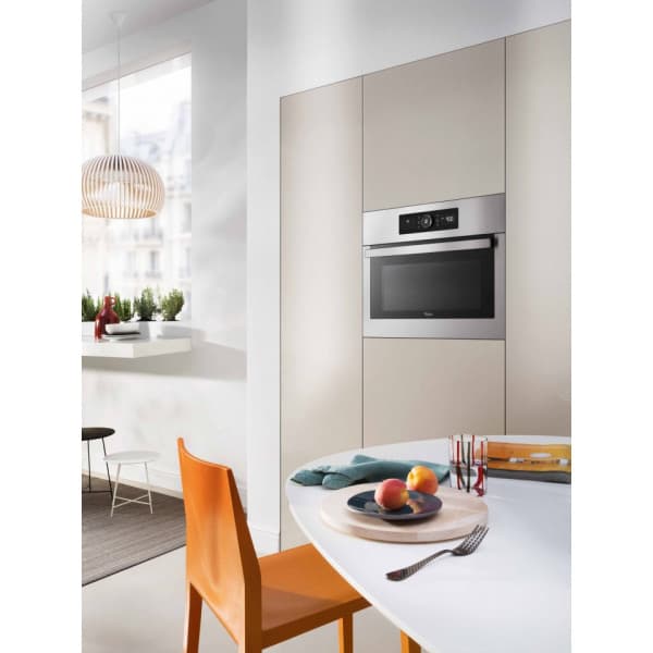 Whirlpool AMW 730/IX -mikrovågsugn, rostfritt stål