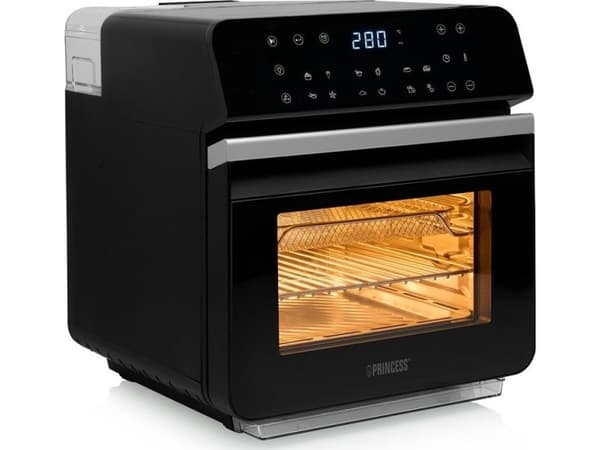 Princess 01.182085.01.001, Varmluftsfrityr, 10 l, 200 °C, 6 person(er), Single/enkelt, Sort