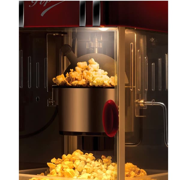 Unold Popcorn Makare Retro Durchsichtig,Röd One Size / EU Plug