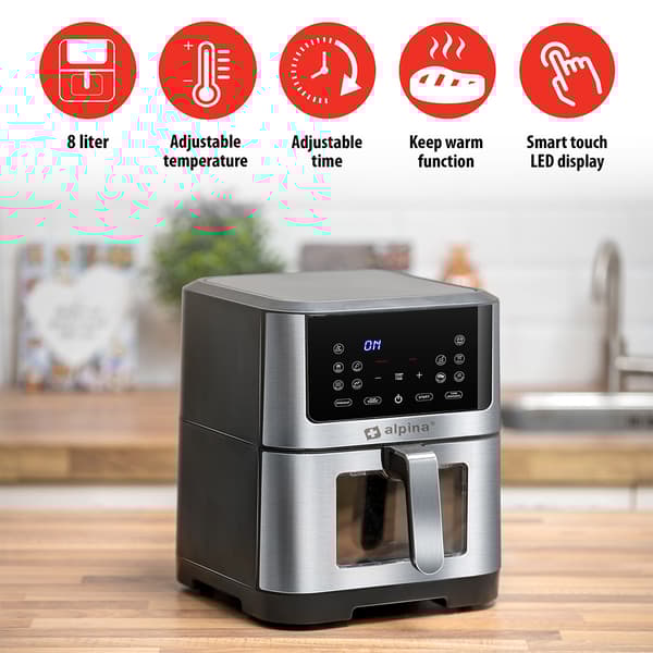 Alpina Airfryer X-Large 8L 1800W
