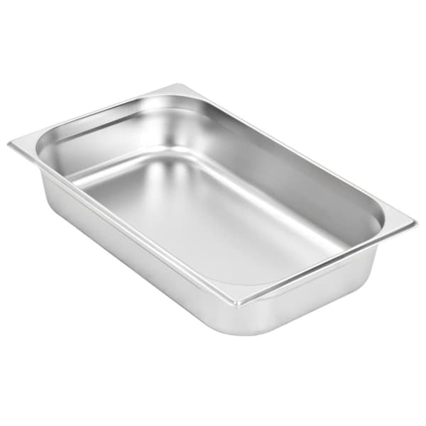 Gastronormkantiner 4 st GN 1/1 100 mm rostfritt stål