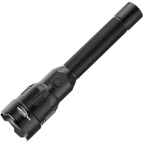 Ansmann LED-ficklampa 12000 lm 12h 165m uppladdningsbar via USB-C (1600-0595)