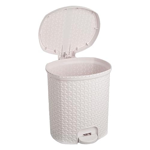 keeper pedalspand, 11,5 l, skraldespand med pedal, Tjark, Nordic White (hvid)