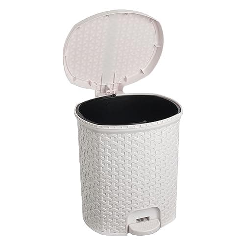 keeper pedalspand, 11,5 l, skraldespand med pedal, Tjark, Nordic White (hvid)