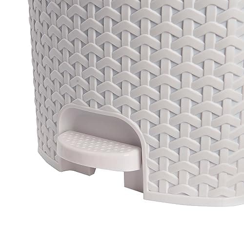 keeper pedalspand, 11,5 l, skraldespand med pedal, Tjark, Nordic White (hvid)