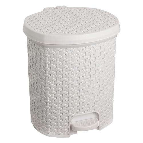 keeper pedalspand, 11,5 l, skraldespand med pedal, Tjark, Nordic White (hvid)