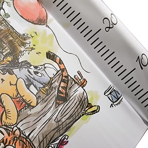 keeper Winnie the Pooh pusleunderlag, til 60 cm brede babysenge, borde, badekar mm., integreret målestang, Pawel, hvid