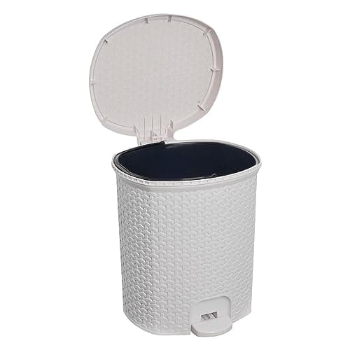 keeper pedalspand, 21 L, skraldespand med pedal, Tjark, nordisk hvid (hvid)