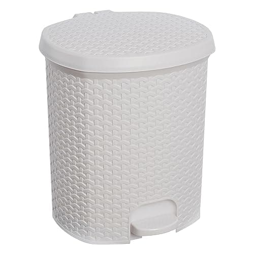 keeper pedalspand, 21 L, skraldespand med pedal, Tjark, nordisk hvid (hvid)