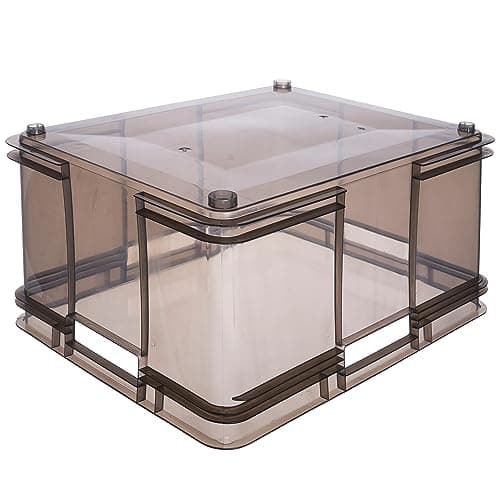 keeper opbevaringsbakke med bærehåndtag, Euro-Box XXL, Procyclen, 54 l, Bruno, gennemsigtig (krystalgrå)