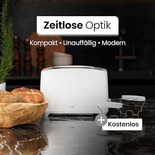 Clatronic Brödrost TA 3801 vit (263996)