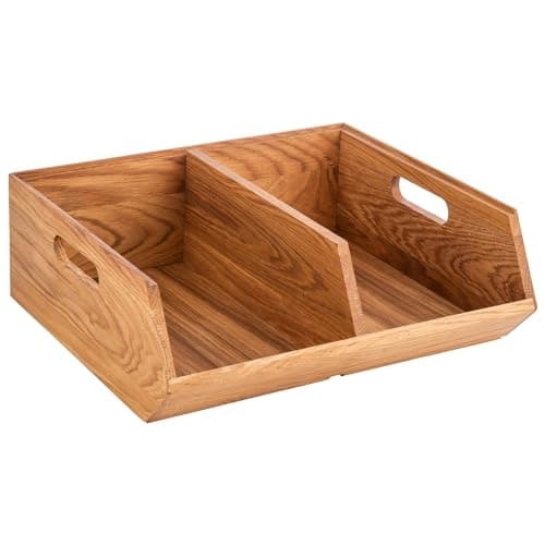 APS 11729 Buffetkasse, 35 x 31 cm, H: 12,5 cm Egetræs, olieret