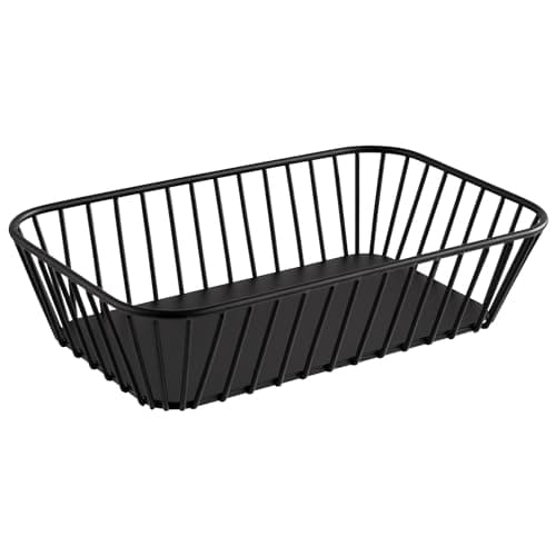 APS 30418 GN 1/4 kurv "URBAN", metal, sort, med skridsikre fødder, 26,5 x 16,2 cm, højde 7,5 cm