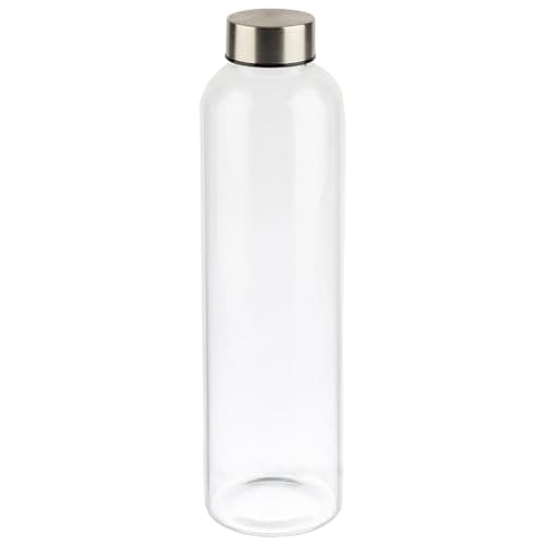 APS 66908 drikkeflaske/glasflaske, 7 x 7, højde 26,5 cm, Ø 7 cm, 0,75 liter, gennemsigtig