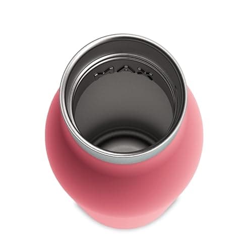 emsa BLUDROP isolerad dricksflaska, 0,7 liter, korall av rostfritt stål, diskmaskinsäker, snabbpressstängning, - 1 st (N3112300)