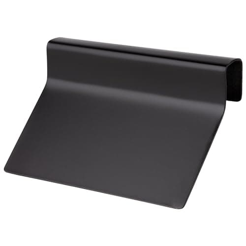 APS 11719 etiketter, set om 2, 8 x 1,5 cm, H: 5,5 cm metall, svart