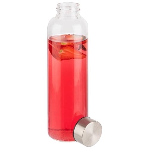 APS 66907 dricksflaska/glasflaska, 6,5 x 6,5, höjd 23,5 cm, Ø 6,5 cm, 0,55 liter, transparent