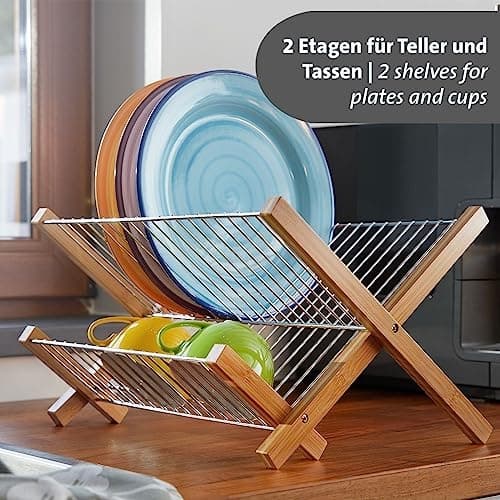 Westmark Tilo - afløb - stativ - fritstående - opvaskemiddel - rustfrit stål - træ - bambus (52572260)