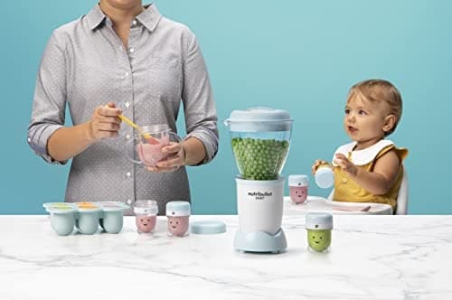 NutriBullet NBY100 Baby Mixer små tillbehör för barn 250 Watt (NBY100)