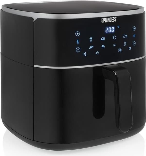Princess 01.182254.01.001 varmluftfrituregryde 1800W non-stick belægning, varmluftfunktion, timer