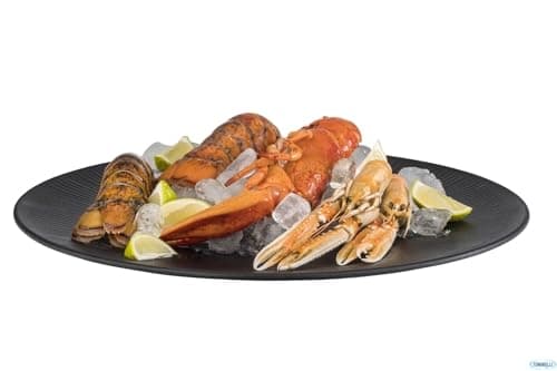 APS 85066 tallerken NERO, Ø 42 cm, højde 3,5 cm, melamin, sort