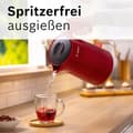 Miniatyrbillede 3 af 5: Bosch TWK2M164. Vandbeholderkapacitet: 1,7 l. Effekt: 2400 W. Farve på produkt: Sort, Grå, Rød, Husmateriale: Plastik, Vandstandsindikator, Overophedn