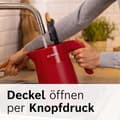 Miniatyrbillede 5 af 5: Bosch TWK2M164. Vandbeholderkapacitet: 1,7 l. Effekt: 2400 W. Farve på produkt: Sort, Grå, Rød, Husmateriale: Plastik, Vandstandsindikator, Overophedn
