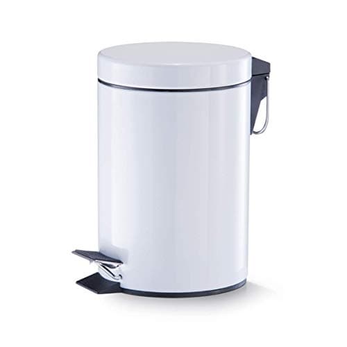Zeller pedalsoptunna 3 liter vit (18208)