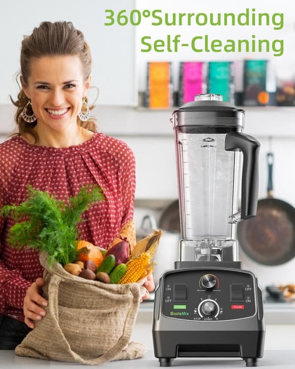 Blender Mixer Reservedele, 2L Firkantet Beholder, Takket Smoothie Blade
