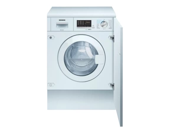 Siemens iQ500 WK14D543, Edestä täytettävä, Kiinteä, Valkoinen, Vasen, Valkoinen, Valkoinen