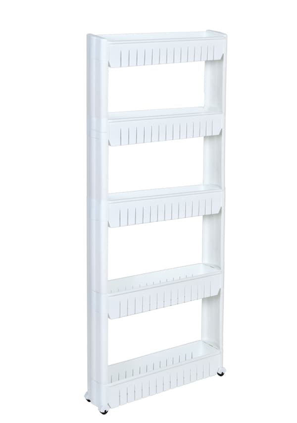 Vit kökshylla, 5 plan, Uwina