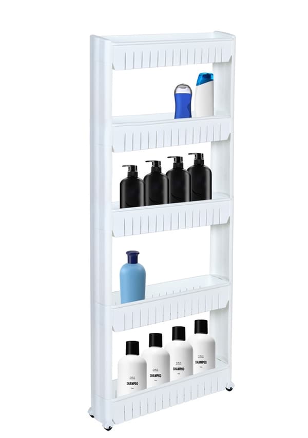 Vit kökshylla, 5 plan, Uwina